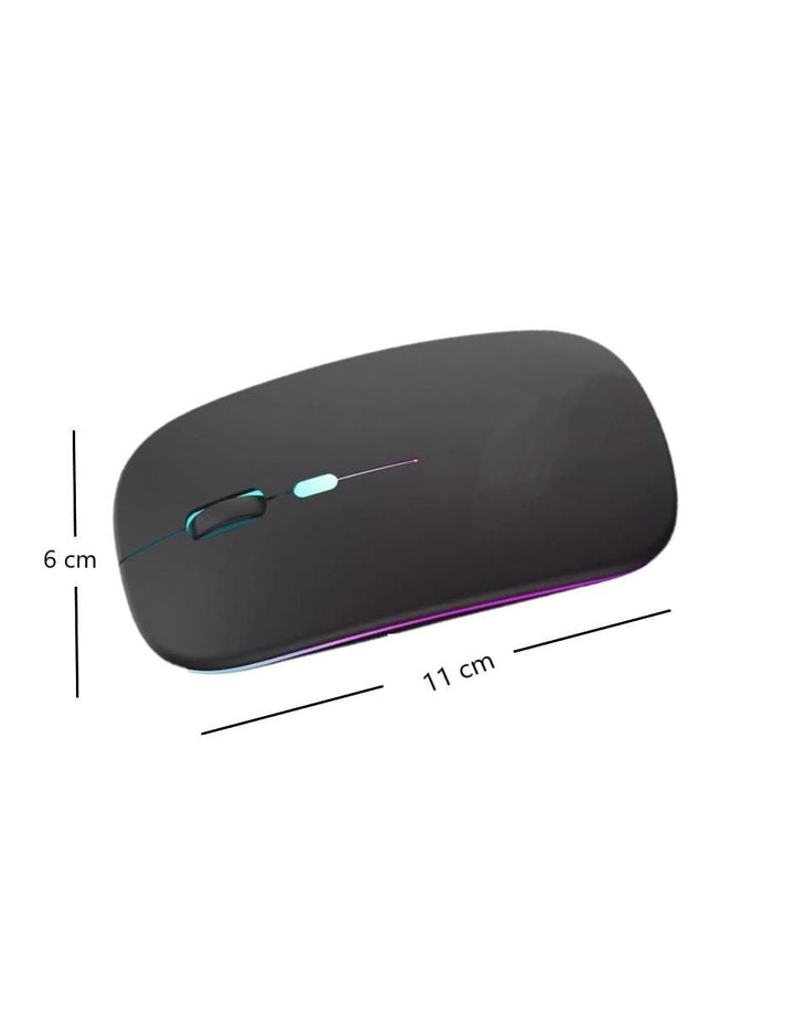 Mouse Gamer Inalámbrico Bluetooth Recargable Negro - Image 5