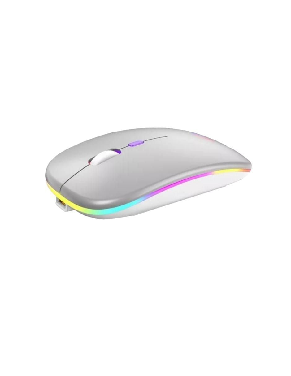 Mouse Gamer Inalámbrico Bluetooth Plateado - Image 1