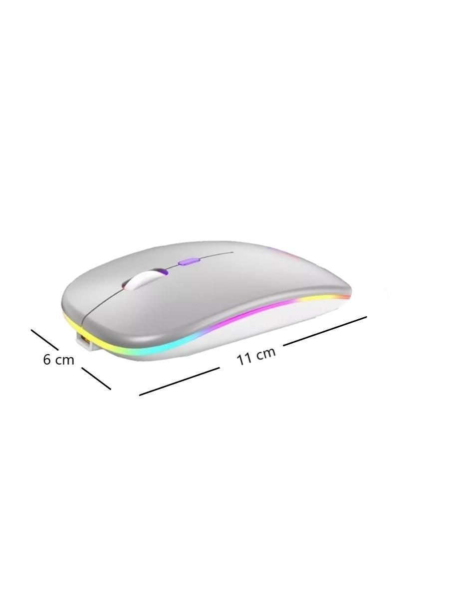 Mouse Gamer Inalámbrico Bluetooth Plateado - Image 6