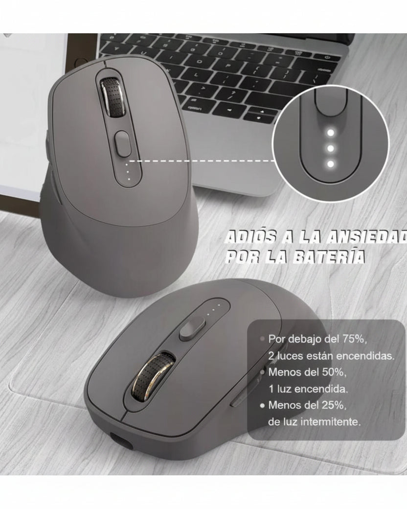 Mouse Gamer Inalámbrico Bluetooth Láser Diestro - Image 4
