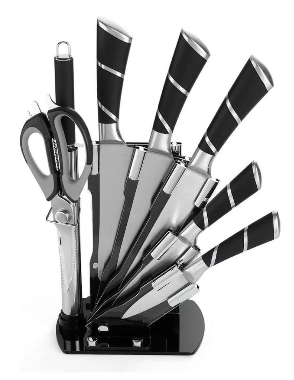 Set de Cuchillos Chef Mango Ergonómico 8 Piezas - Image 1