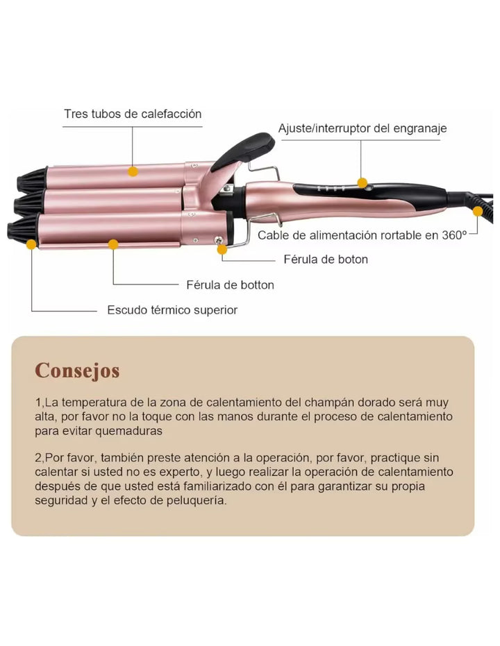 Alaciadora Waflera Placas Cerámica LP