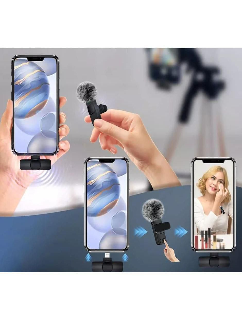 Micrófono Inalámbrico Lavalier 2 Piezas para Celular - Image 4