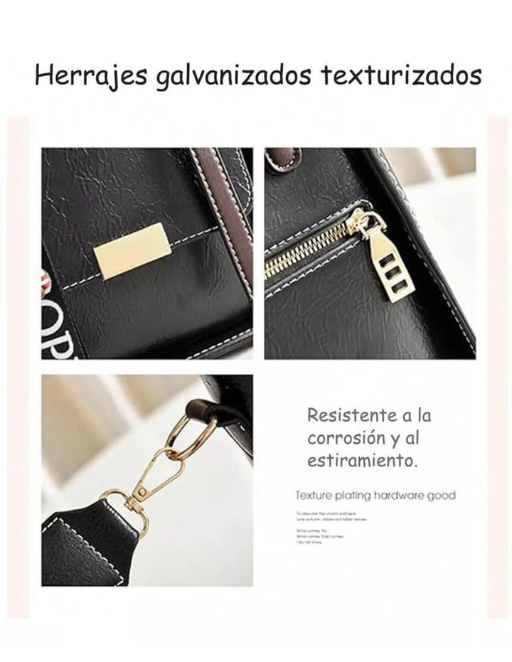 Bolsa Crossbody Mujer Antirrobo con Cerradura - Image 3