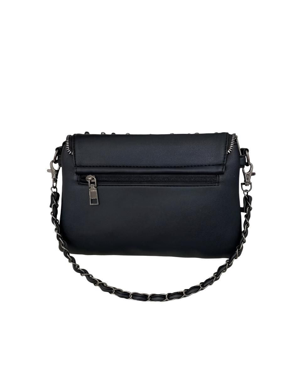 Bolsa Crossbody de Cuero Calavera Punk para Mujer - Image 1