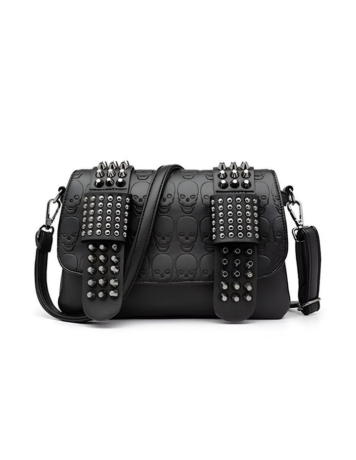 Bolsa Bandolera Mujer con Remaches Calavera - Image 1