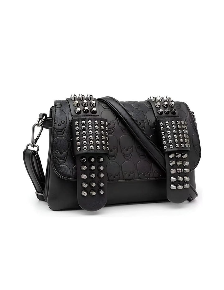 Bolsa Bandolera Mujer con Remaches Calavera - Image 3