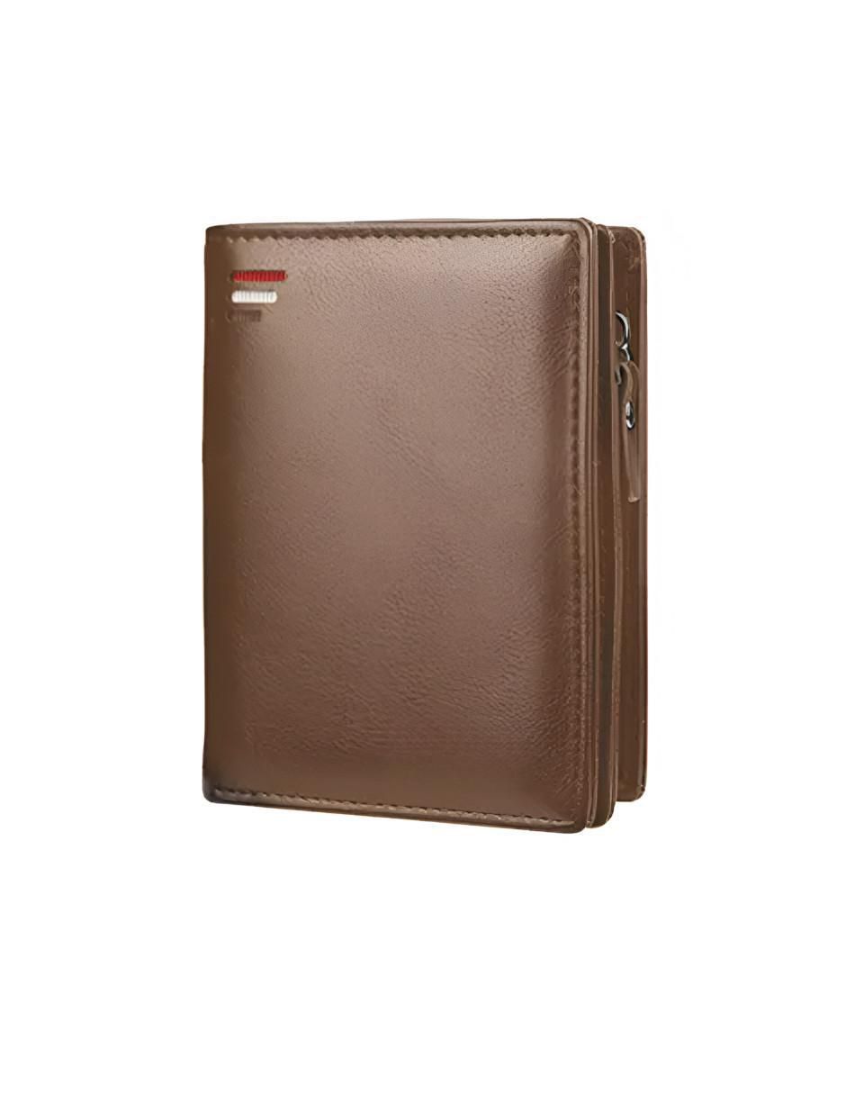 Cartera de Piel con Cierre para Hombre - Image 1