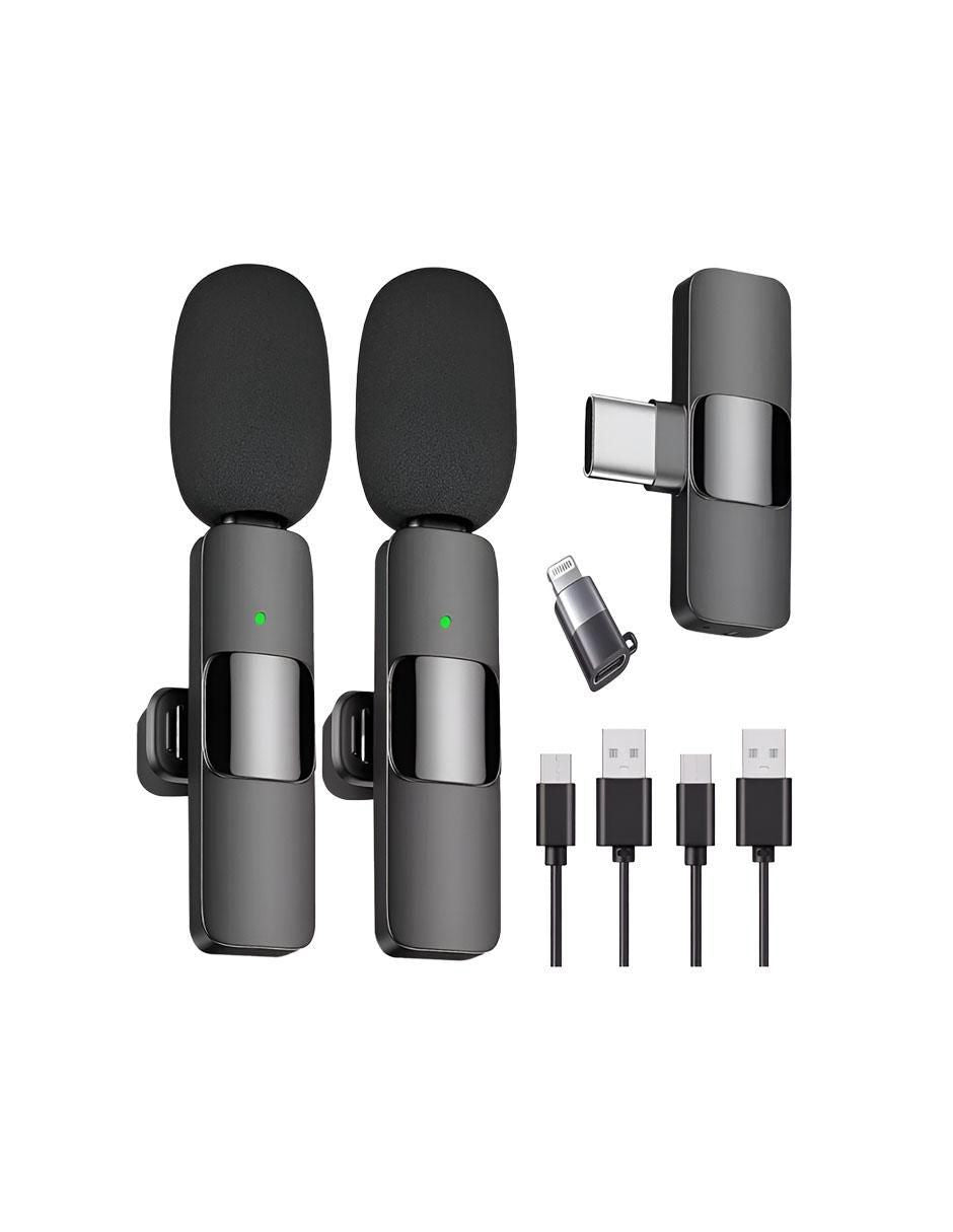 Micrófono Lavalier Inalámbrico Estéreo 2 Piezas - Image 1