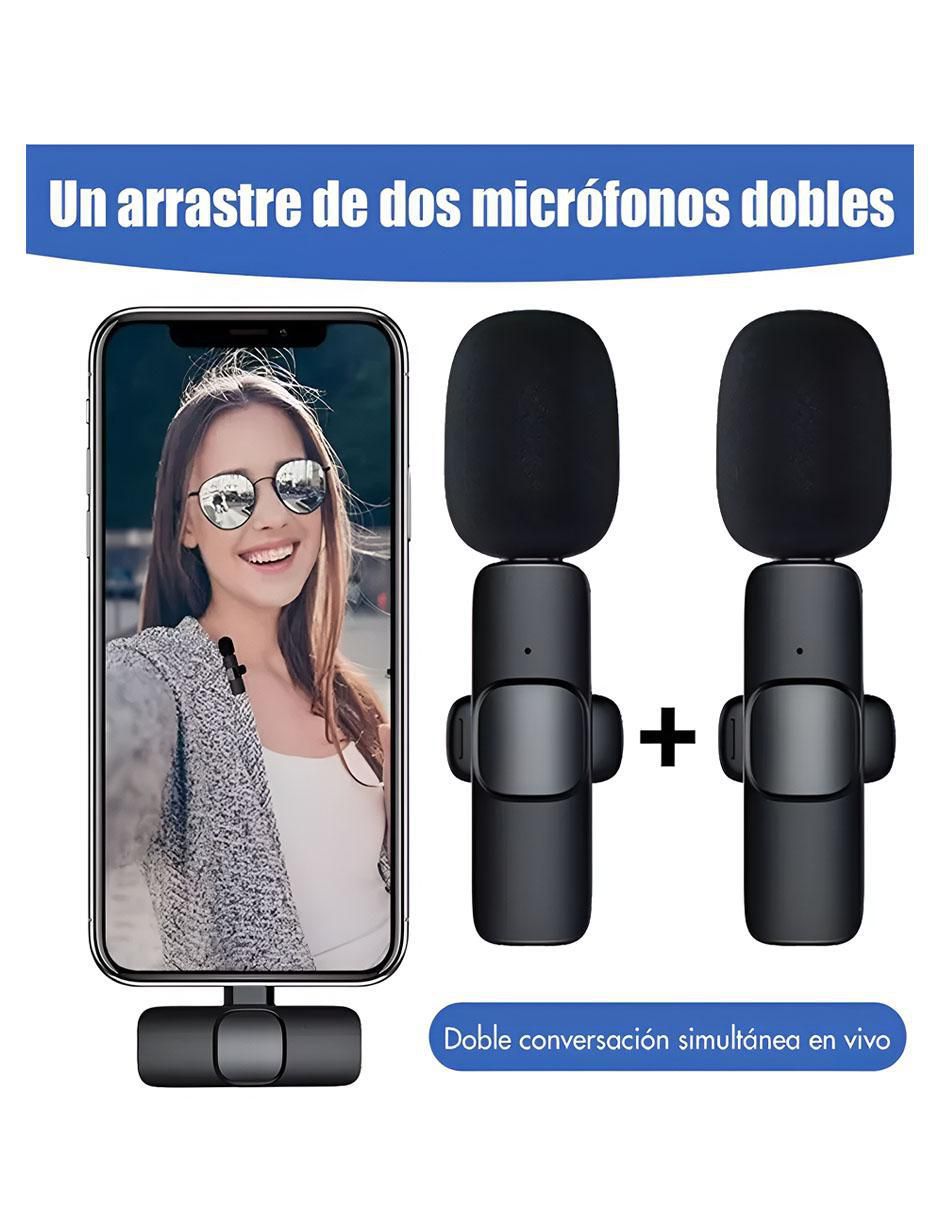 Micrófono Lavalier Inalámbrico Estéreo 2 Piezas - Image 6