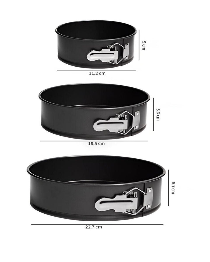 Set de 3 Moldes Desmontables para Pastel 22.7 cm - Image 6