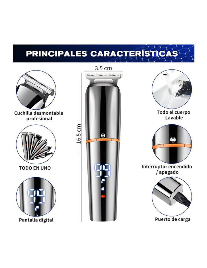 Rasuradora Eléctrica Recargable Facial - Image 7
