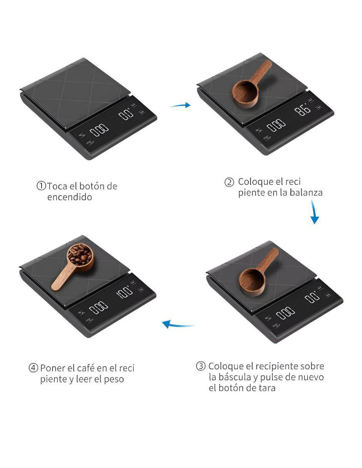 Báscula Digital Recargable de Alta Precisión - Image 2