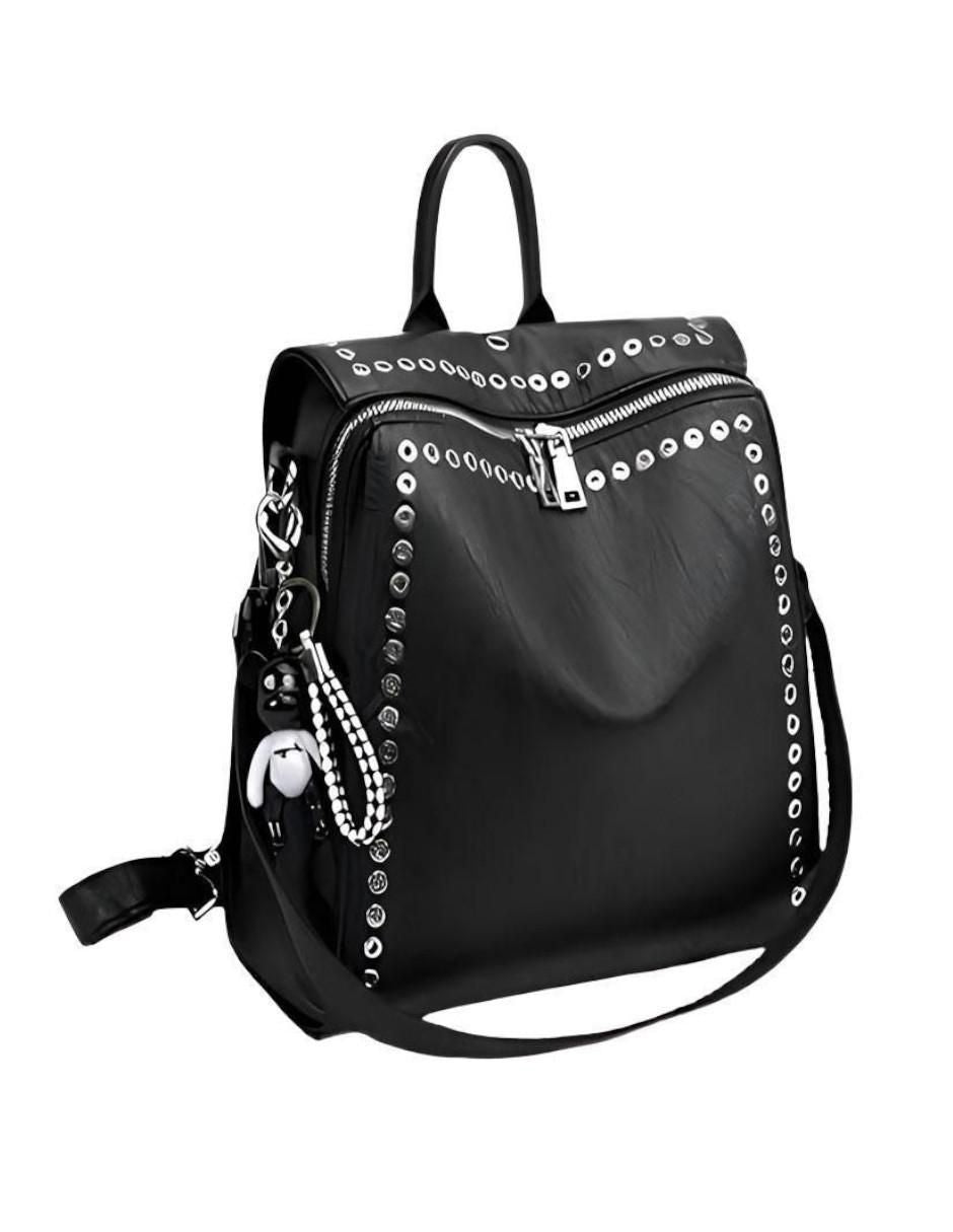 Mochila de Cuero para Mujer Elegante 27cm - Image 3