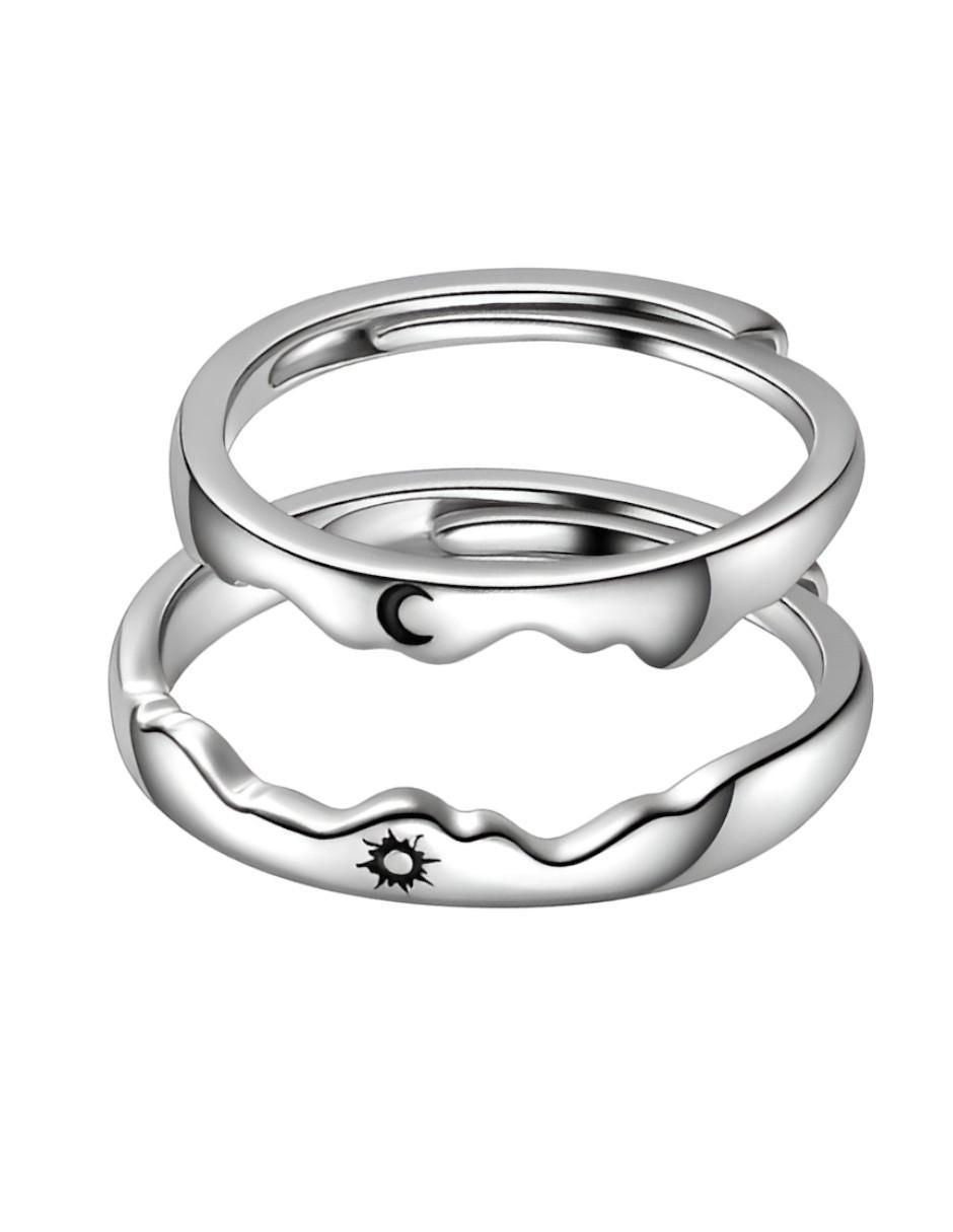 Anillo de Promesa Plata 925 Set 2 Piezas - Image 1
