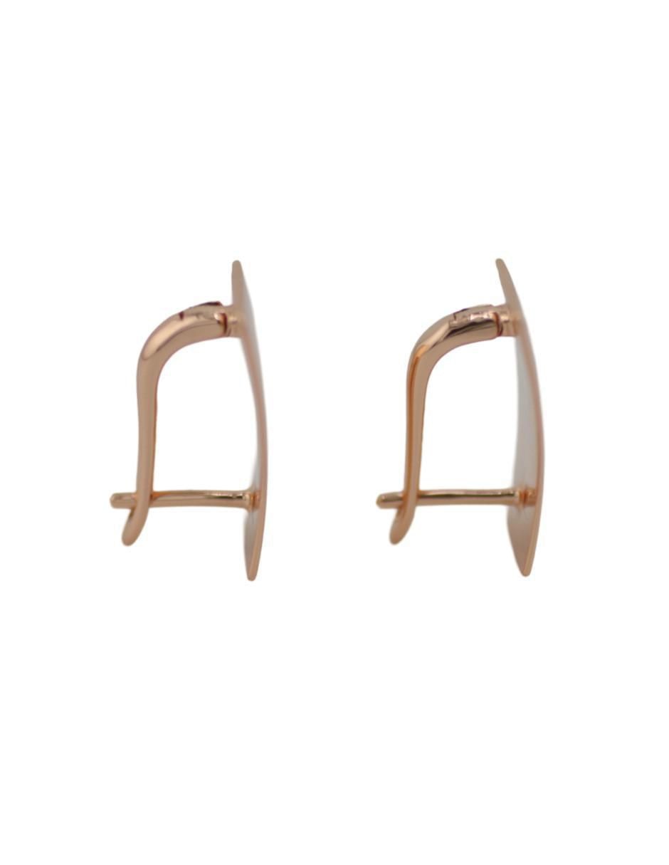 Aretes Cuadrados Oro 18k Brillante - Image 2