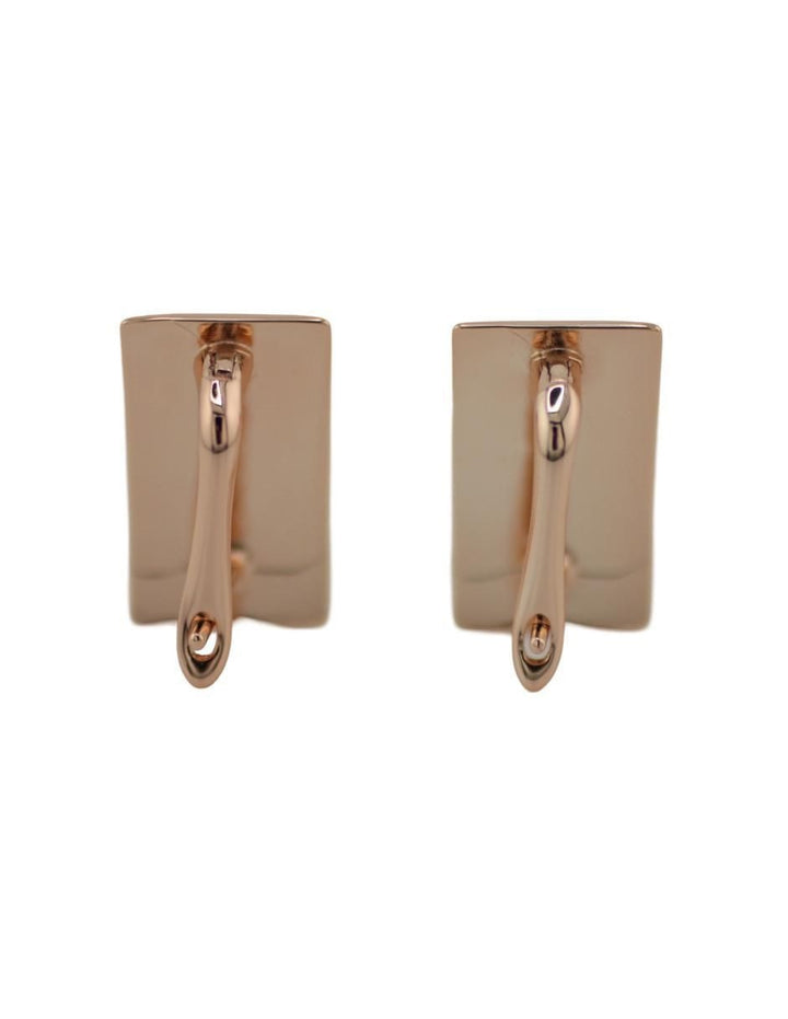 Aretes Cuadrados Oro 18k Brillante - Image 3