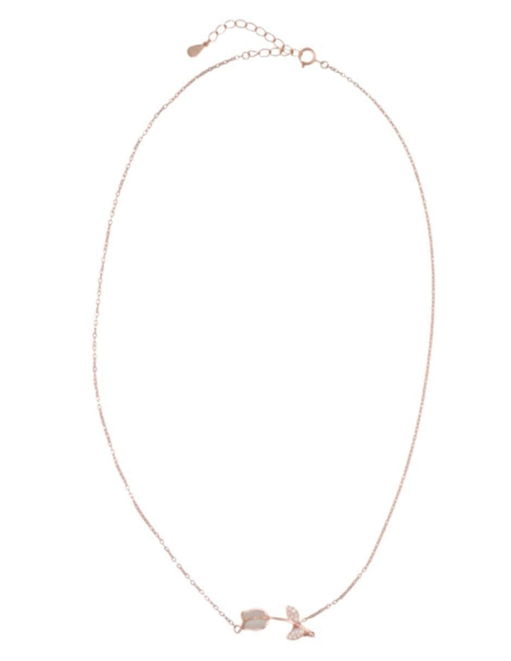 Collar de Plata 925 Flor de Tulipán para Dama - Image 1