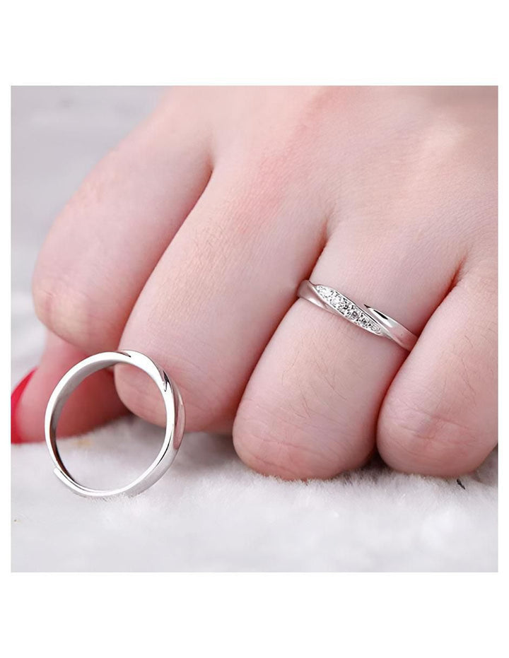 Anillo Plata 925 Zirconia Brillante Set - Image 5