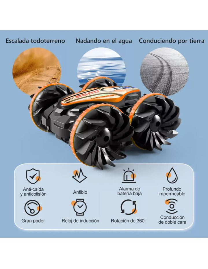 Coche Control Remoto Impermeable Doble Lado - Image 3