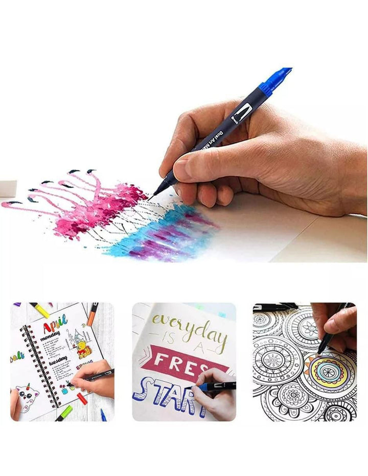 Plumones Dual Brush 120 Colores Secado Rápido - Image 2
