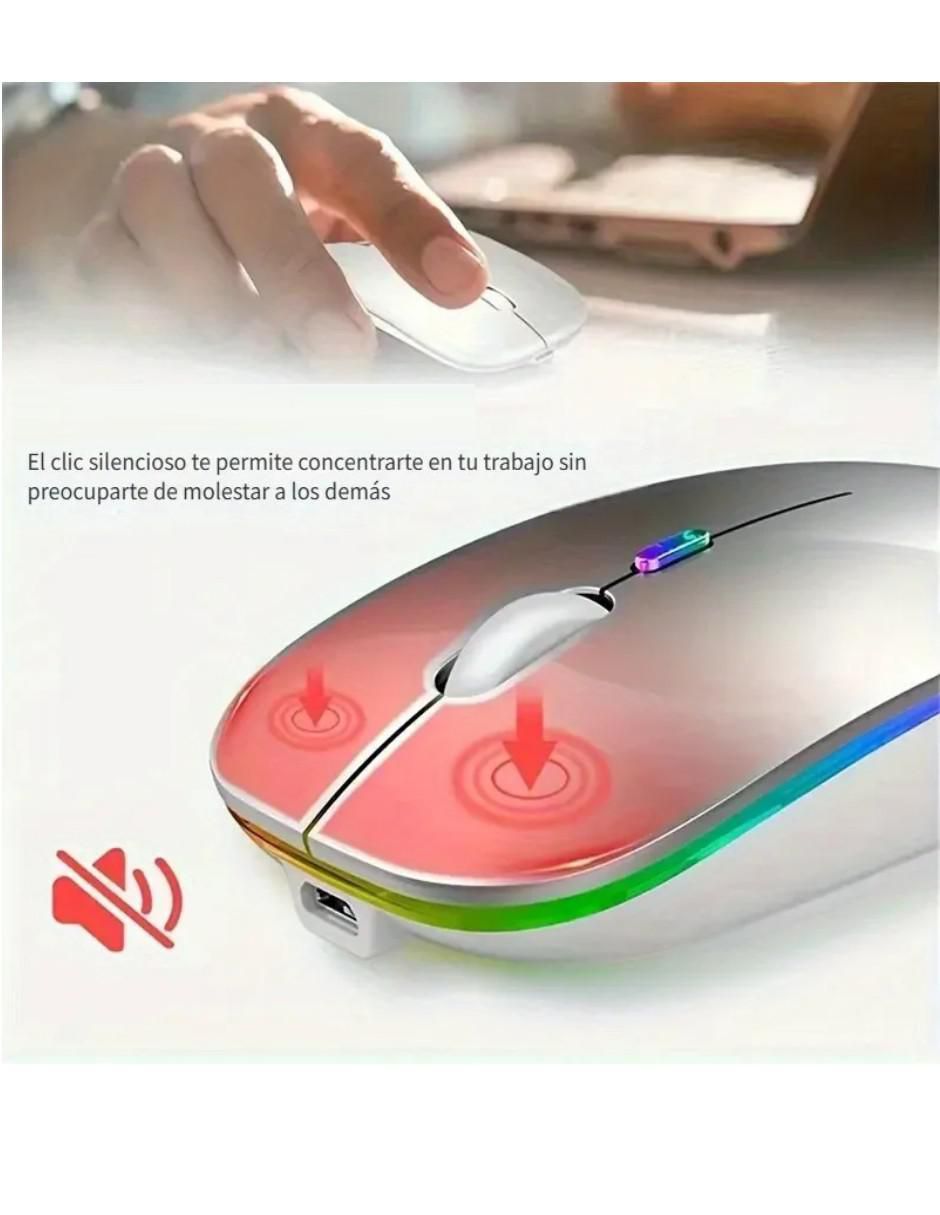 Mouse Inalámbrico Recargable 7-15 Días - Image 3