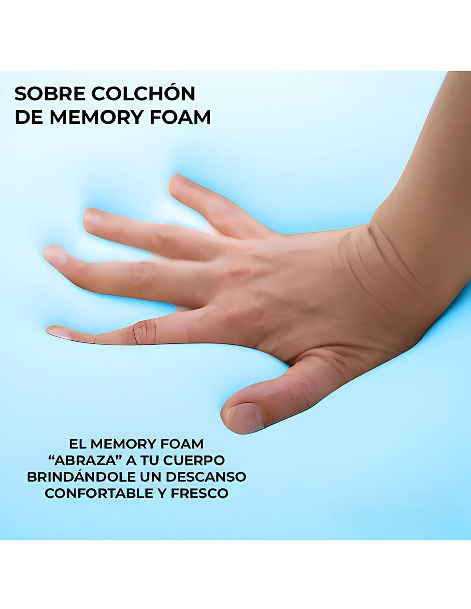 Colchoneta Memory Foam Matrimonial 5cm - Image 2