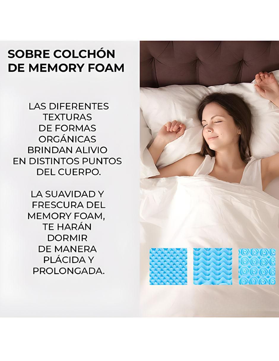 Colchoneta Memory Foam Matrimonial 5cm - Image 3