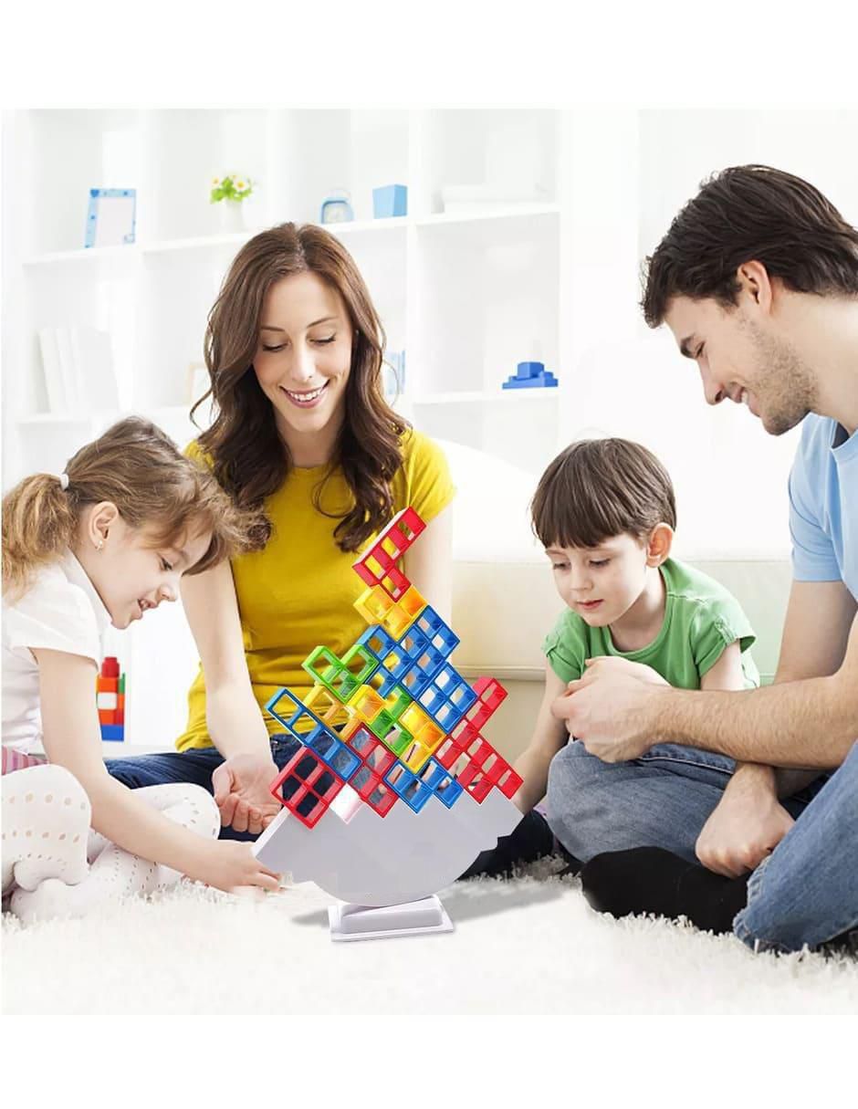 Juego de Equilibrio Tetris Bloques Madera - Image 3
