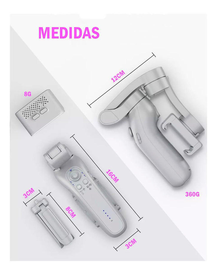 Estabilizador Smartphone con Control de Gestos - Image 11