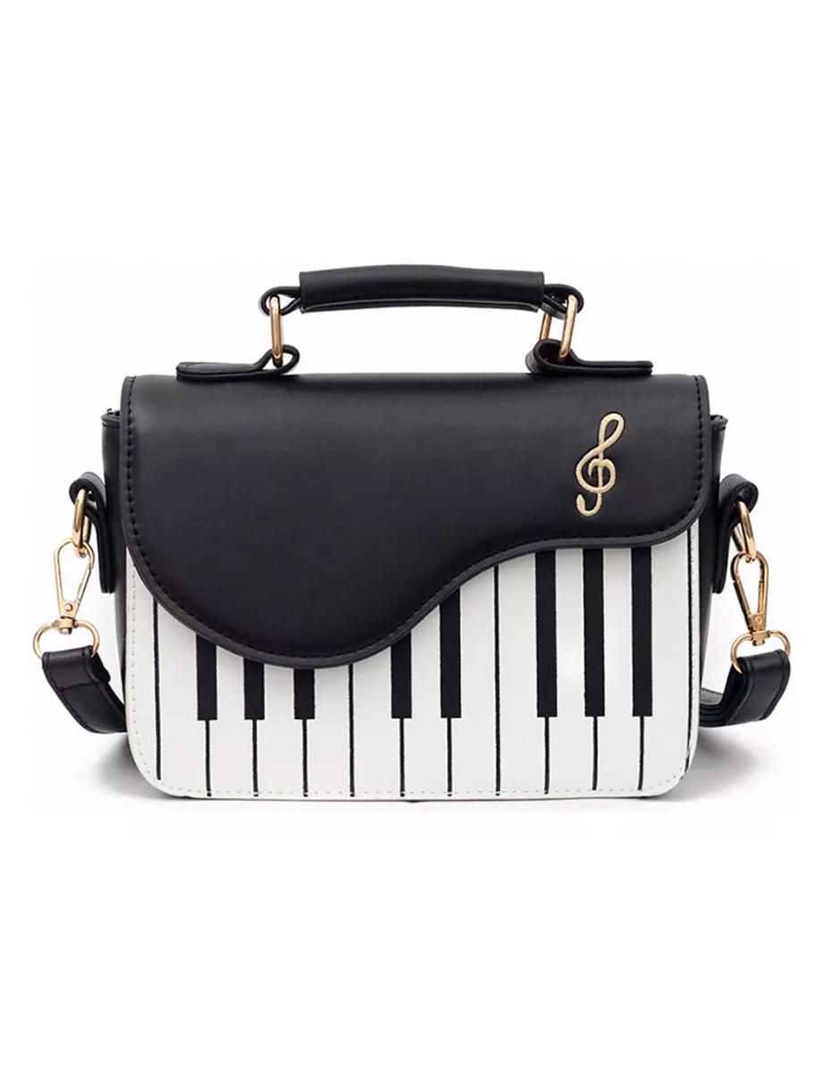 Bolsa Crossbody Teclado Piano Mujer - Image 1