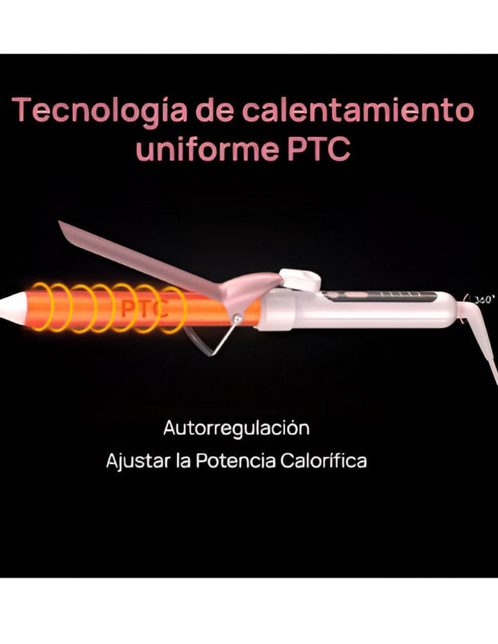 Rizadora de Cerámica 9 mm para Cabello Liso - Image 2