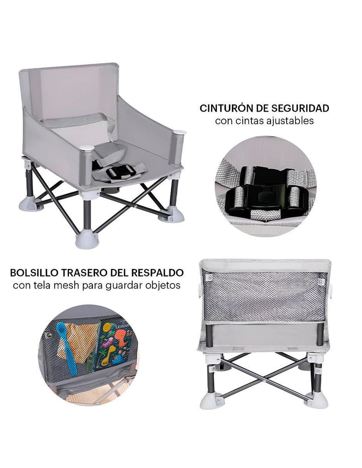 Silla de Seguridad para Bebé Gris - Image 4