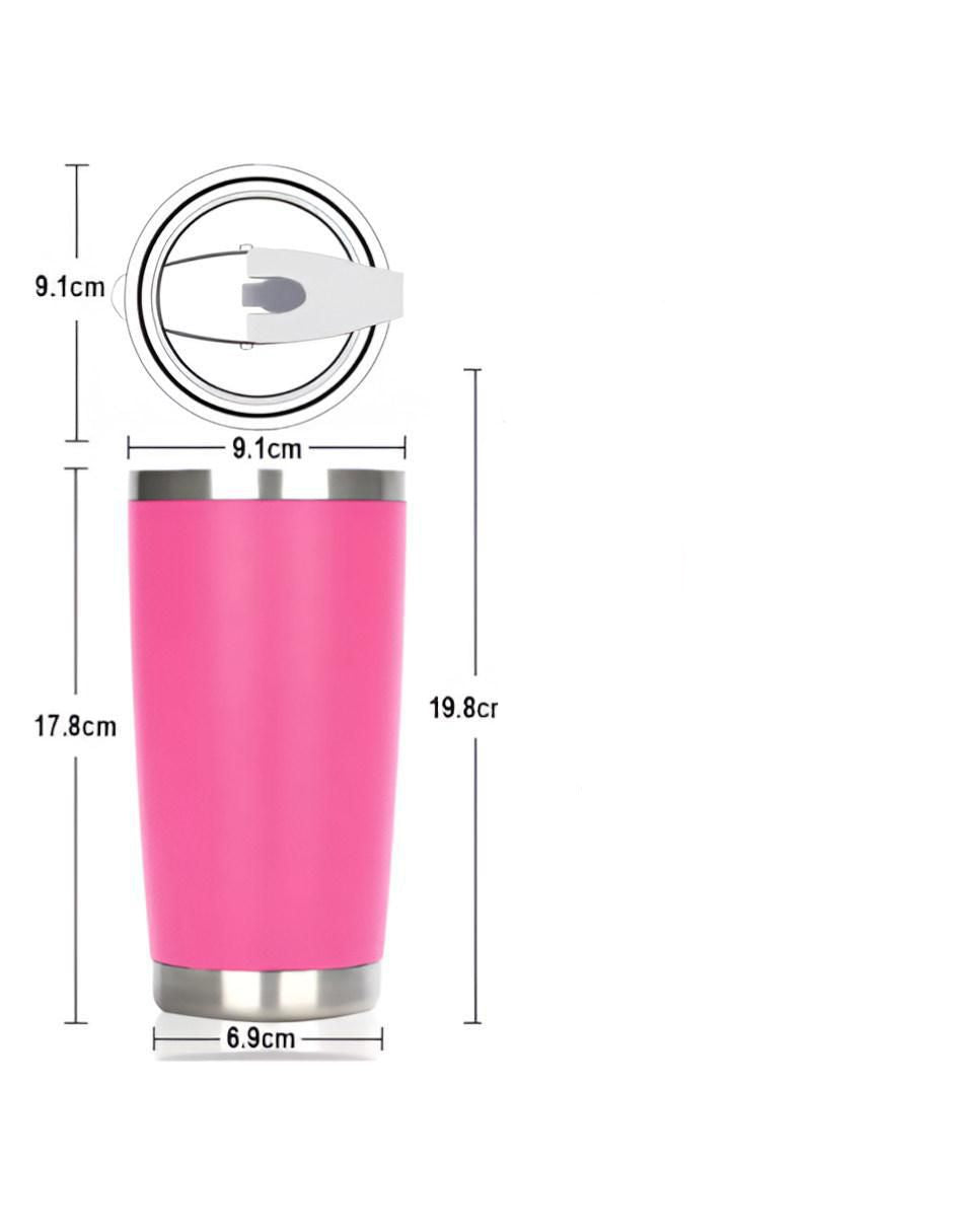 Vaso Térmico Acero Inoxidable 600 ml Set 4 Piezas - Image 5