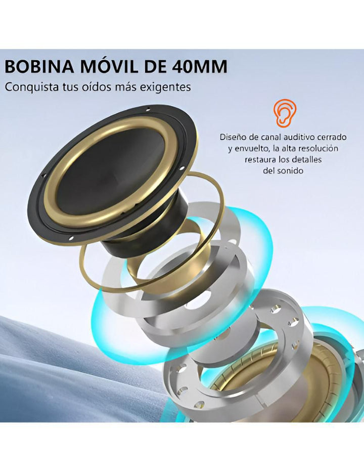 Audífonos Gamer Inalámbricos Bluetooth Diadema - Image 5