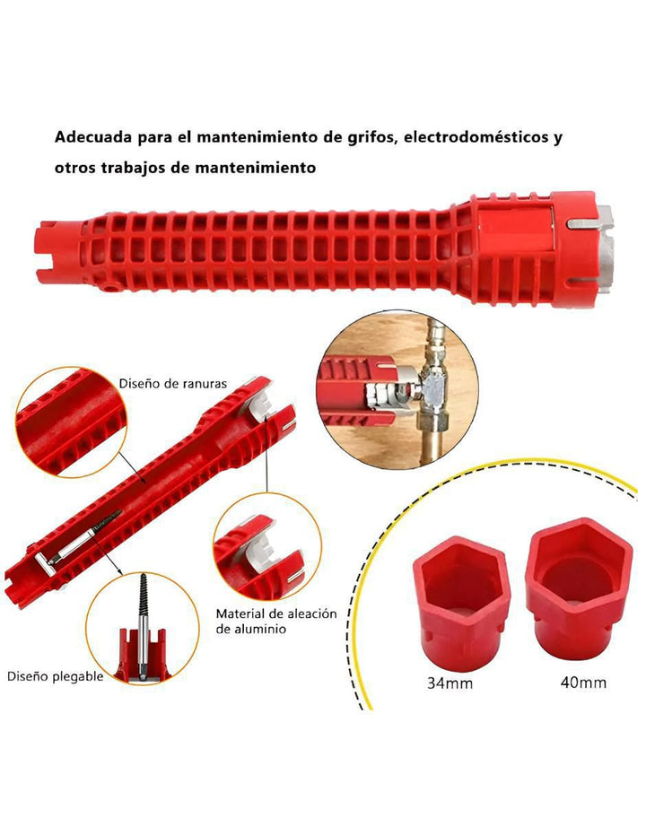 Llave Mixta Hexagonal Multifuncion 8 en 1 - Image 5