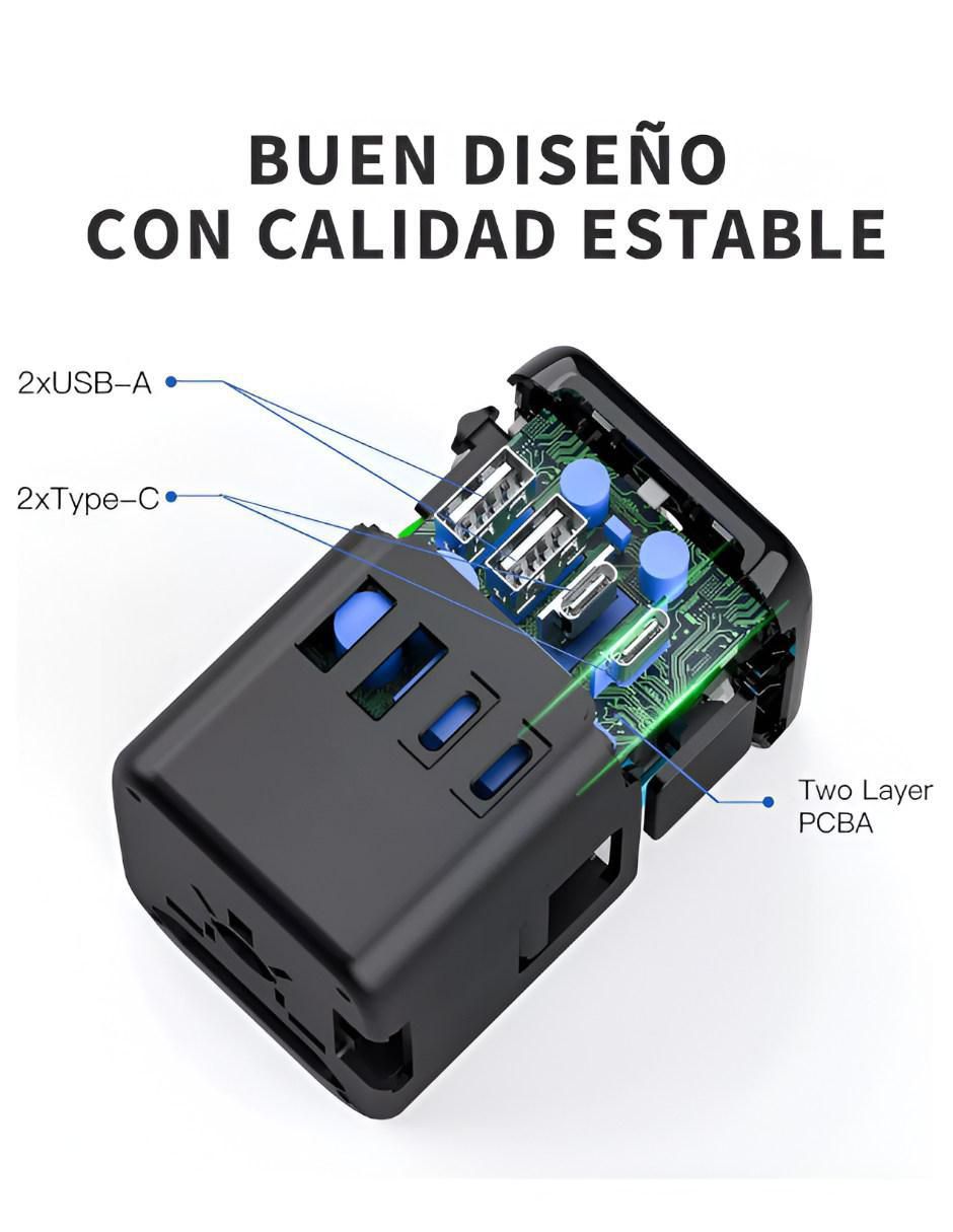 Adaptador Clavija Universal Multipaís - Image 5