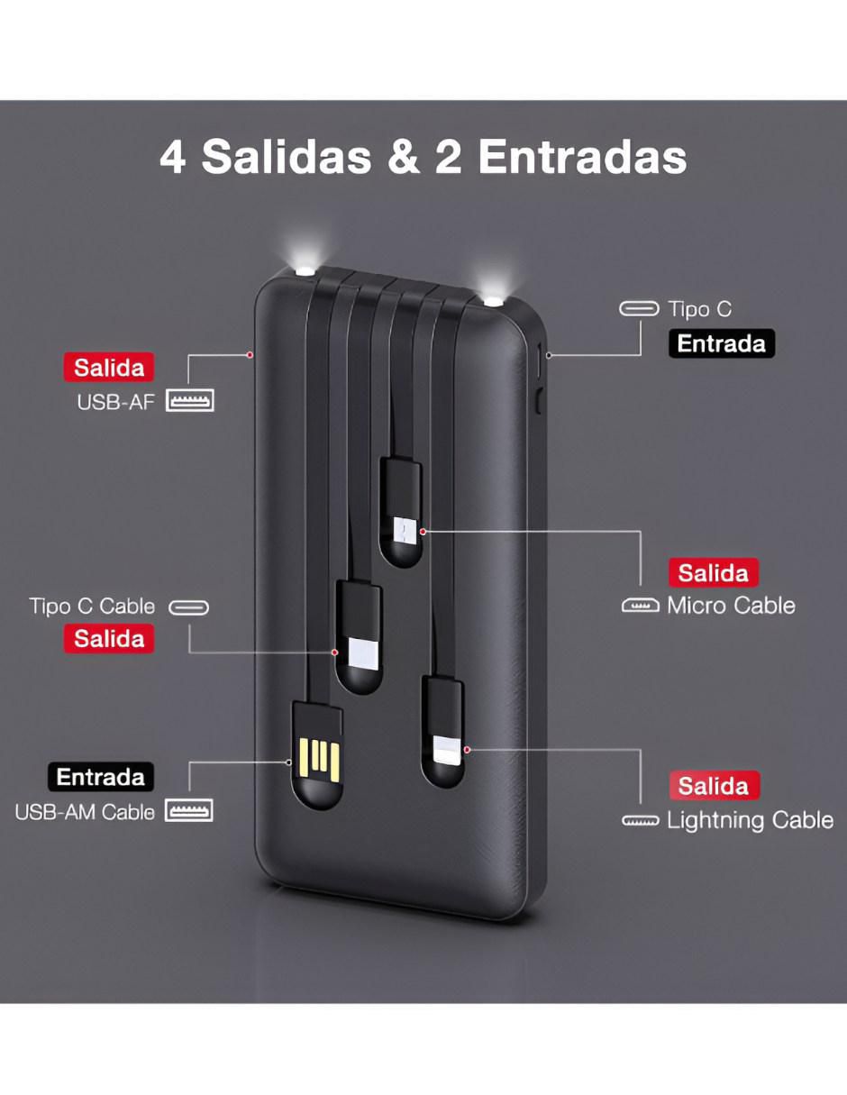 Batería Portátil 10000 mAh ANR932 - Image 5