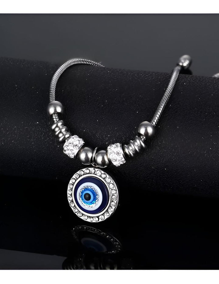 Pulsera Ojo Turco Plata Zirconia - Image 4