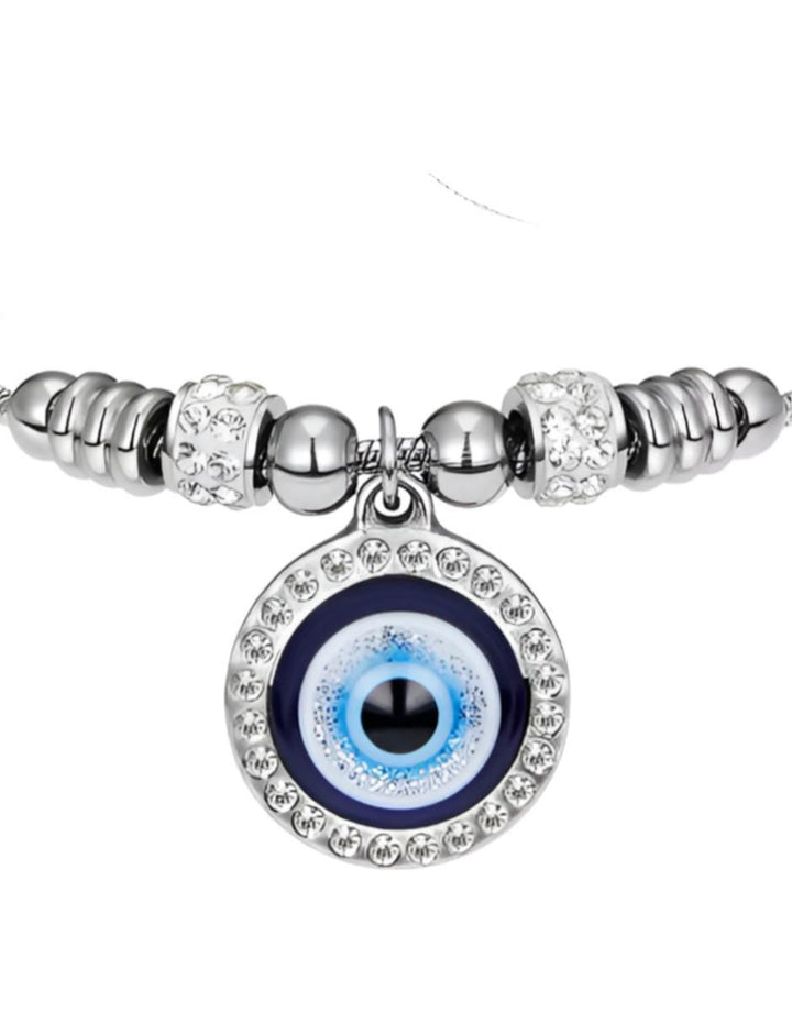 Pulsera Ojo Turco Plata Zirconia - Image 5