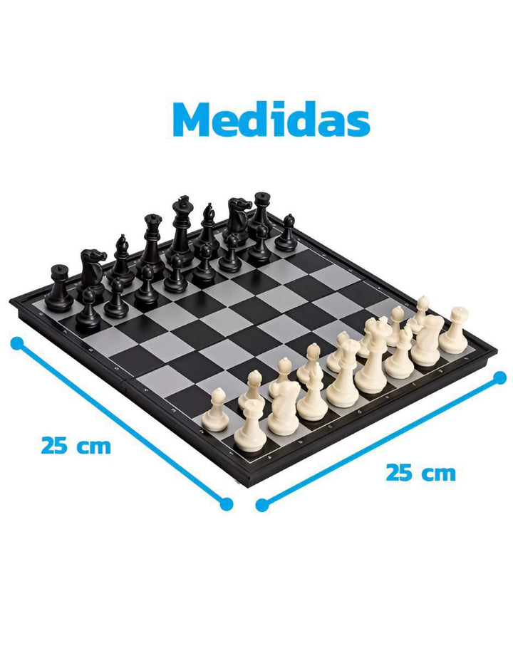 Ajedrez Magnetico Portatil 25cm - Image 6