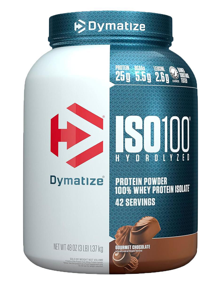 Proteína Dymatize Iso 100 Hidrolizada Chocolate 3 Lb - Image 1