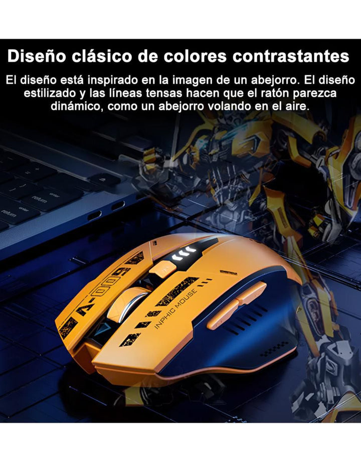 Mouse Gamer Inalámbrico Bluetooth Ergonómico - Image 3