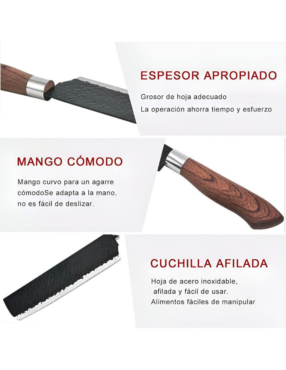 Set de Cuchillos de Chef Acero Inoxidable 6 Piezas - Image 4