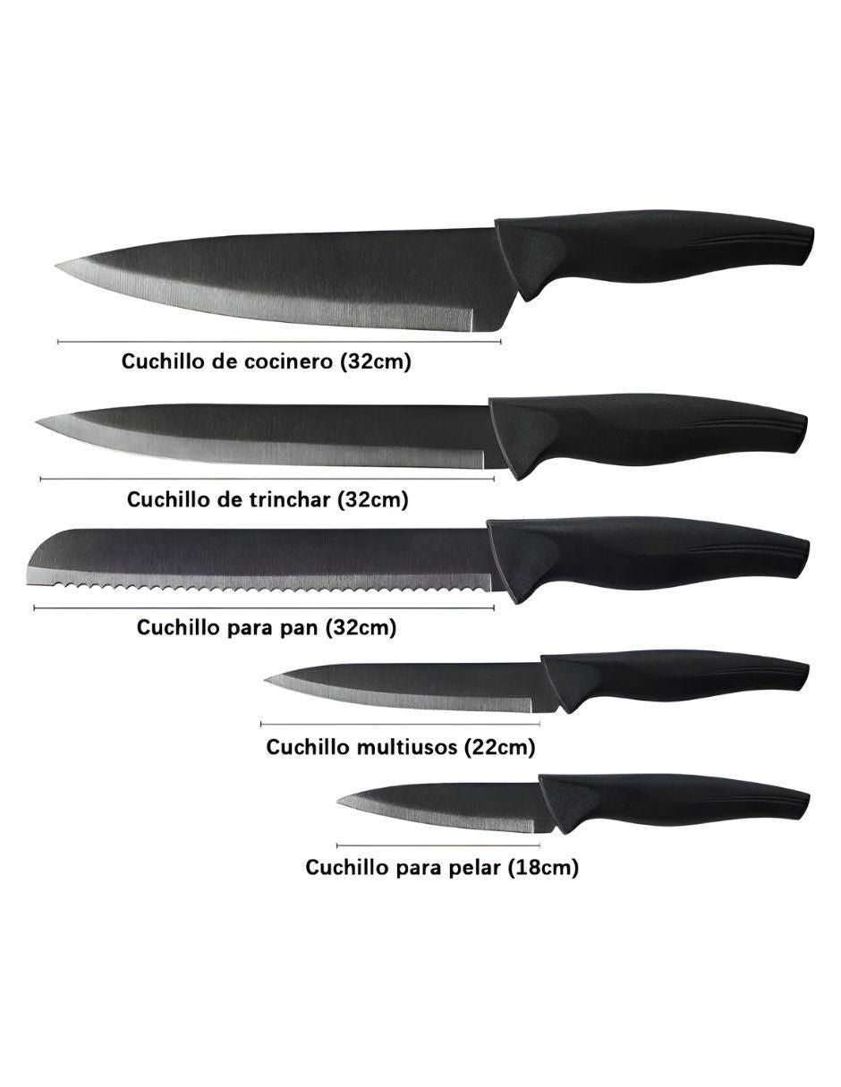 Cuchillos de Cocina Prokitchen 8 Piezas con Funda - Image 4