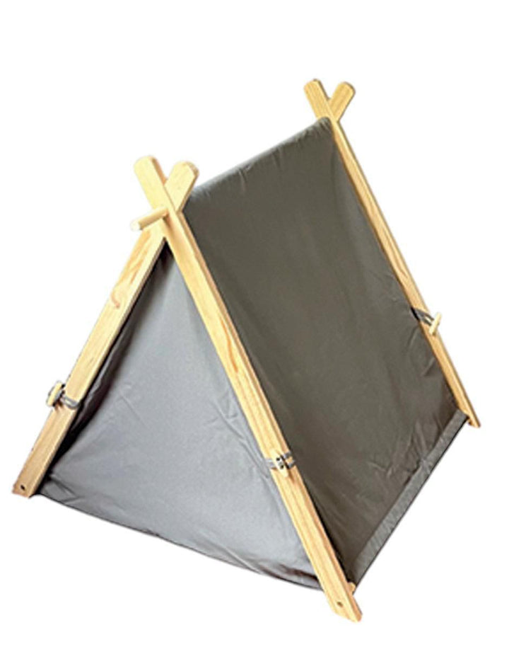 Cama Casita para Perro y Gato Ansoal Madera - Image 2