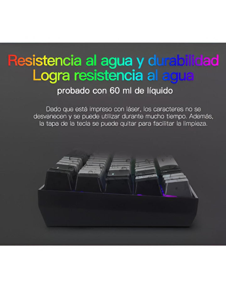 Teclado Inalámbrico Conexión Ergonómico - Image 5