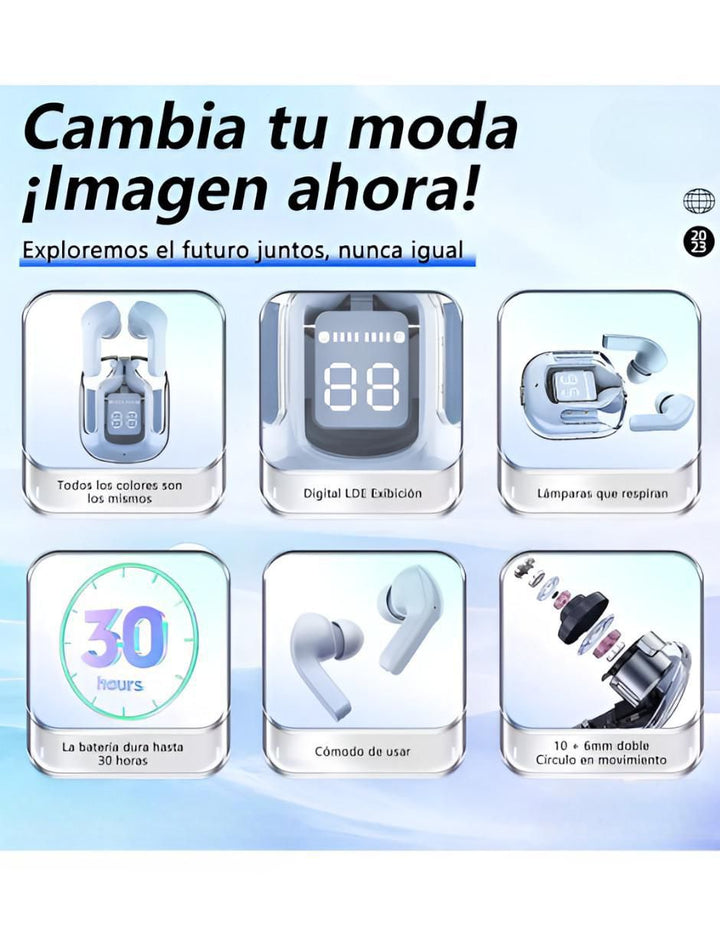 Audífonos Gamer Inalámbricos con Micrófono - Image 3