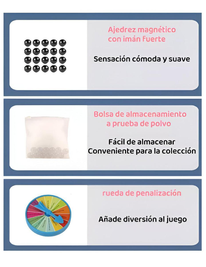 Juego de Mesa Magnetico con Piezas - Image 3
