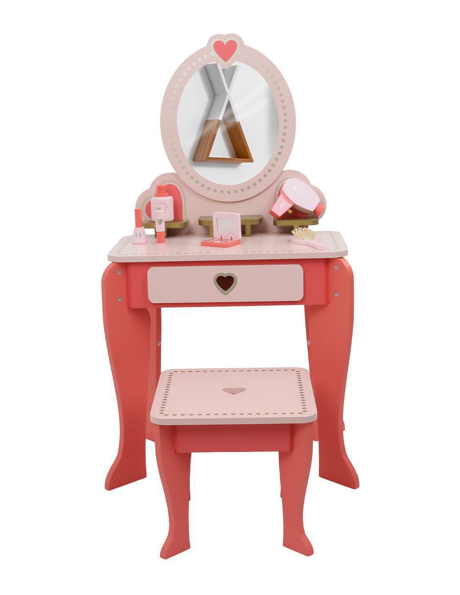 Tocador de Juguete Gaon Rosa Madera - Image 5